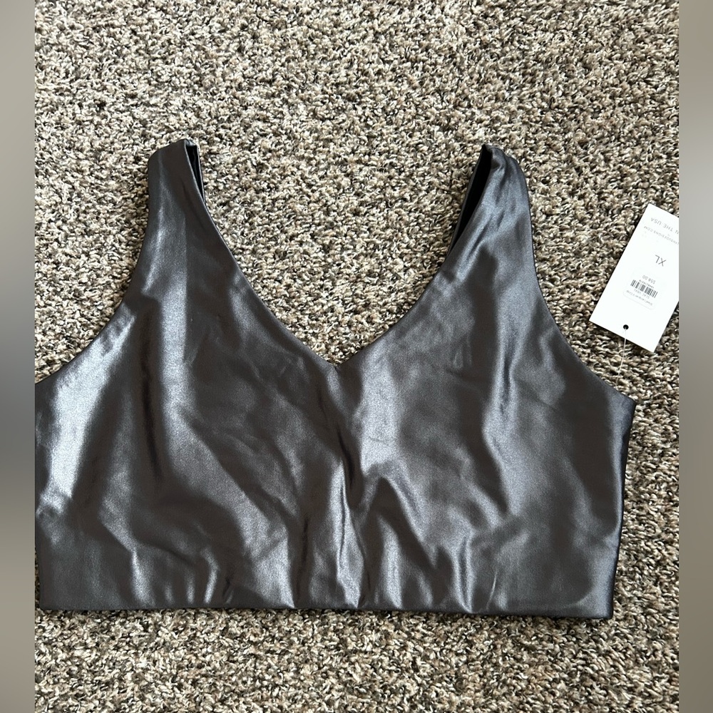 Emily Hsu Designs Steel Lacquer V Crop